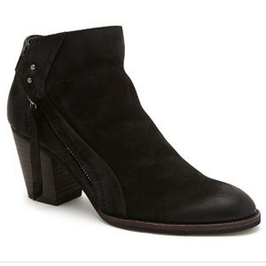 Dolce Vita women’s Jessica black nubuck leather bootie.  Size 10